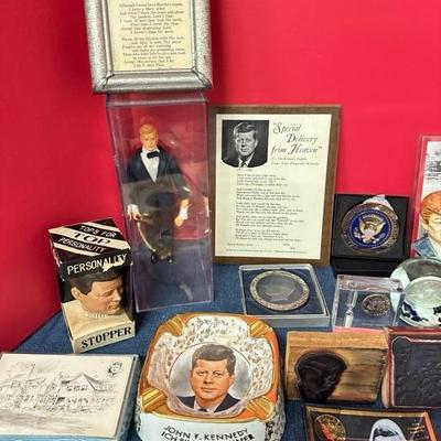 Lot 88 collection of Kennedy related memorabilia