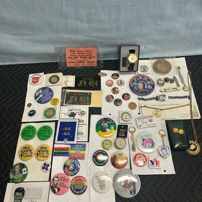 Lot 135 Kennedy memorabilia