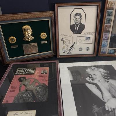 Lot 111 memorabilia pictures, stationary