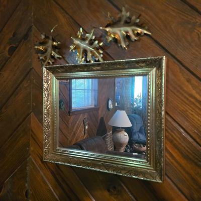 Gold mirror