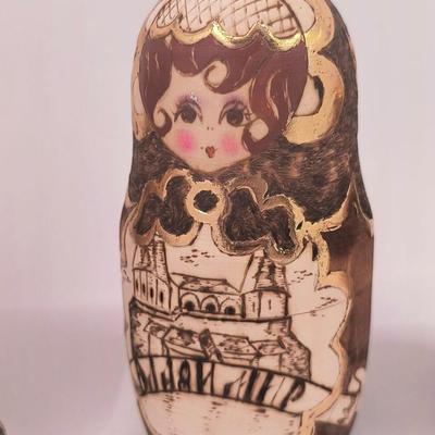 Handmaid wooden Matryoshka doll