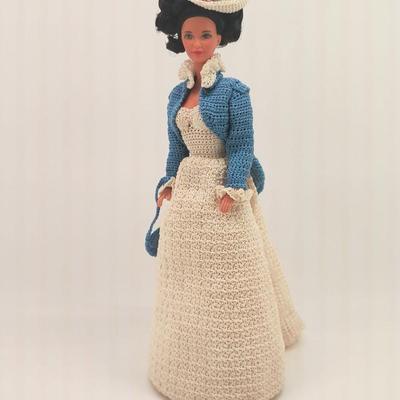 Handmade Crochet Turn of Century Doll made by Catherine Chant