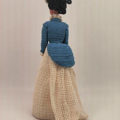 Handmade Crochet Turn of Century Doll made by Catherine Chant