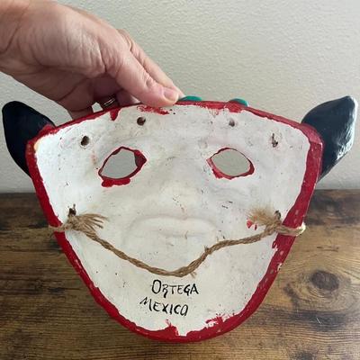 Diablo Mexican pottery mask