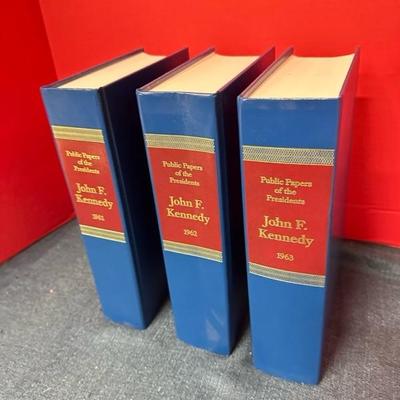 Lot 151 public papers of the president John F. Kennedy 1961 1962 in 1963