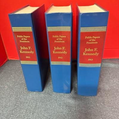 Lot 151 public papers of the president John F. Kennedy 1961 1962 in 1963