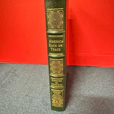 Lot 152 signed first edition America back on track by Edward Kennedy