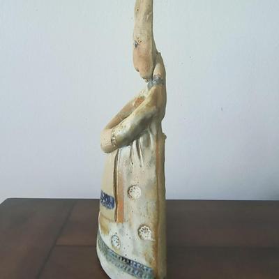 Vintage Easter bunny egg holder