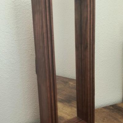 Wood Framed Rectangular Mirror