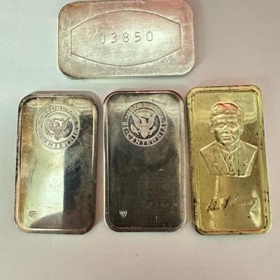 Lot 156 silver bars