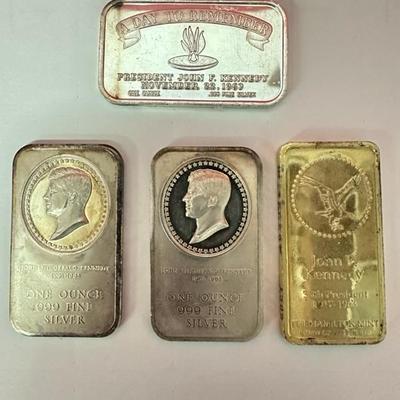 Lot 156 silver bars