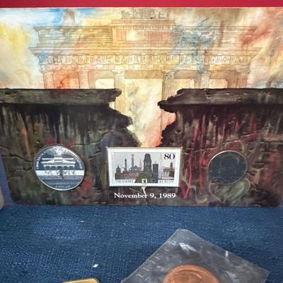 Lot 157 miscellaneous Kennedy related Coins