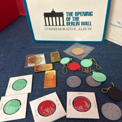 Lot 157 miscellaneous Kennedy related Coins