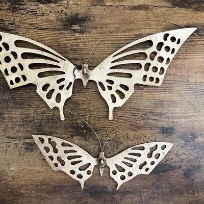 Brass butterflies, 2