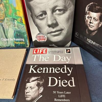 Lot 159 Kennedy book collection