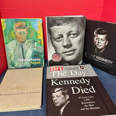 Lot 159 Kennedy book collection