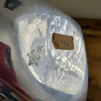 Aluminum double leaf candy dish