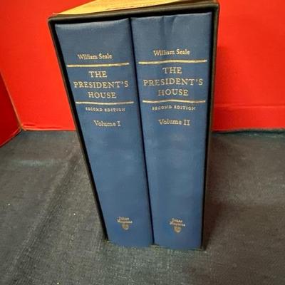 Lot 160 the president’s house a history second edition, volume one and two