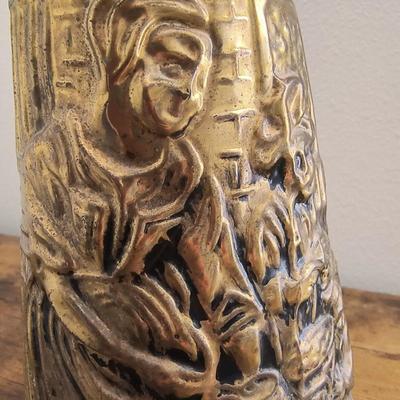 Vintage brass pitcher
