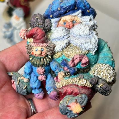 Lot 446 Santa figures