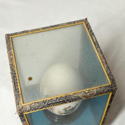 Lot 458 Oriental egg in box