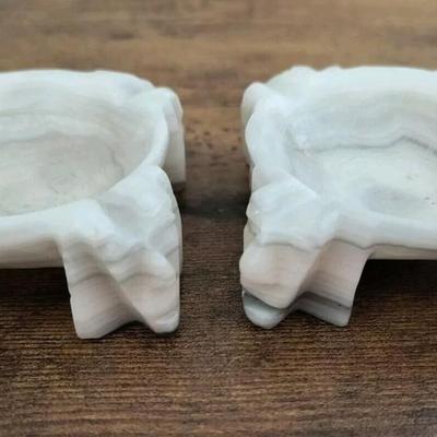 Vintage geometric ashtrays, 2