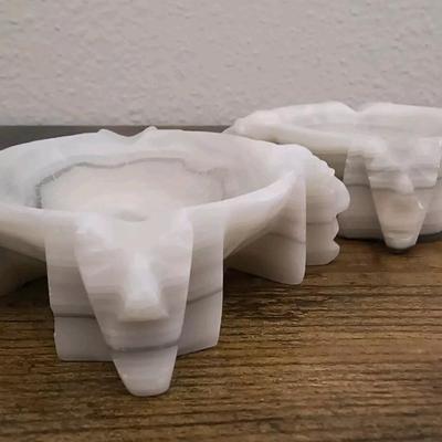 Vintage geometric ashtrays, 2
