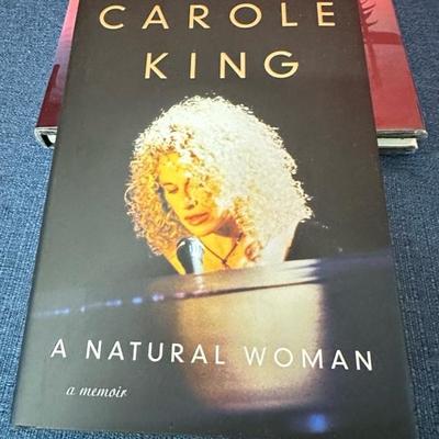 Lot 162 two hardcover books signed by author one book signed by Carole King