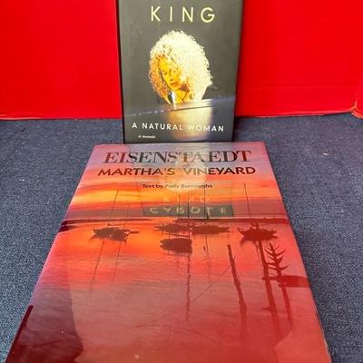 Lot 162 two hardcover books signed by author one book signed by Carole King