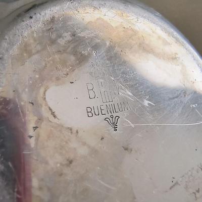 Vintage aluminum ice bucket wine cooler