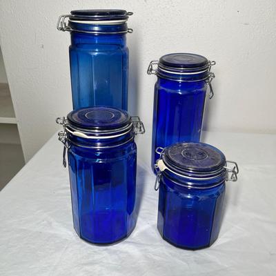 Lot 471 Cobalt Canisters
