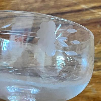 Lot 474 Crystal stemware