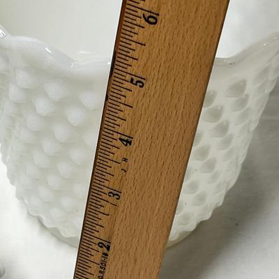 Lot 476 Hobnail Milk Glass