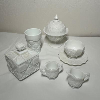Lot 477 Westmoreland Milk Glass