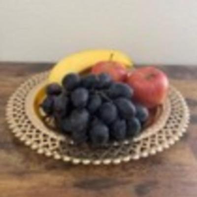 Vintage brass plate