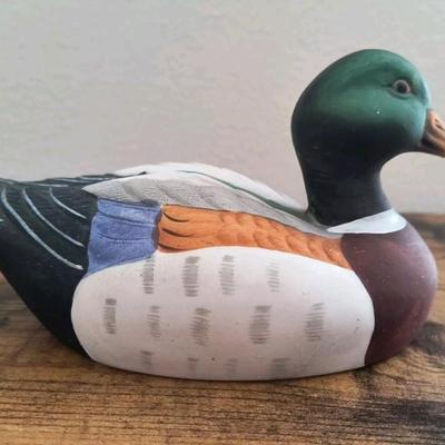 Vintage ceramic duck figurine