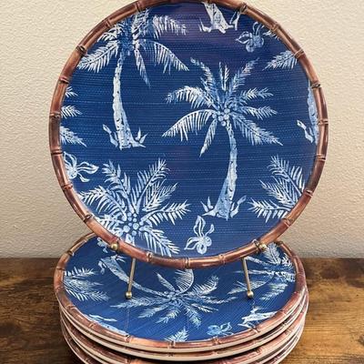 Melamine plates, 6