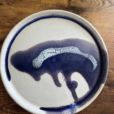 Abstract artisan plate