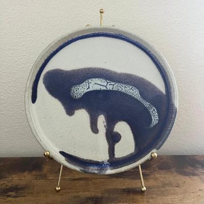 Abstract artisan plate