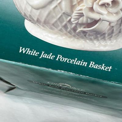 Lot 486 Porcelain basket