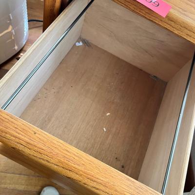 Lot 509 Oak File Cabinet