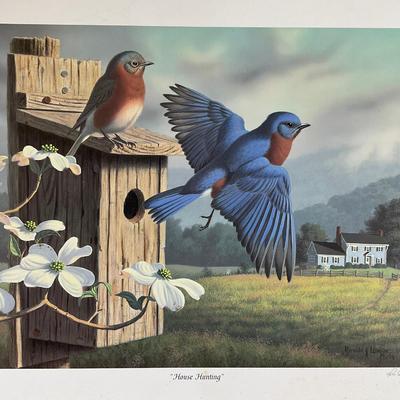 M261 Signed Ronald J. Lovque "House Hunting" #996/1000 Print