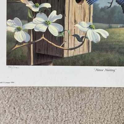 M261 Signed Ronald J. Lovque "House Hunting" #996/1000 Print