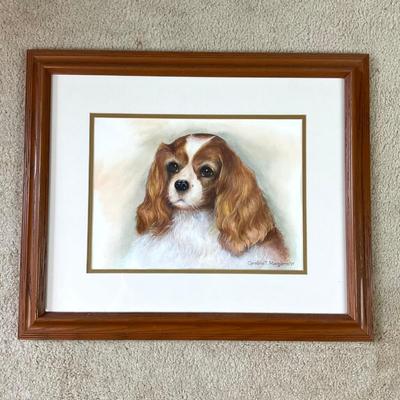 M262 Original Portrait of Cavalier King Charles Spaniel By Caroline T. Morgan