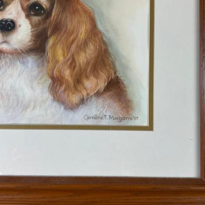 M262 Original Portrait of Cavalier King Charles Spaniel By Caroline T. Morgan