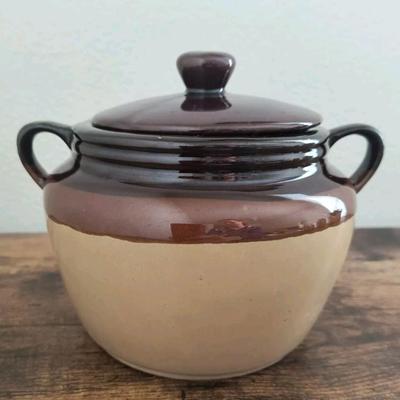 3-tone stoneware pot