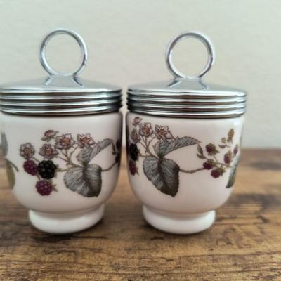 Royal Worcester egg coddlers, 2
