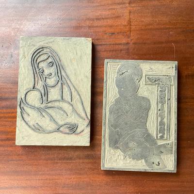 M268 Carved Wood Blocks For Printing