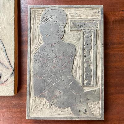 M268 Carved Wood Blocks For Printing
