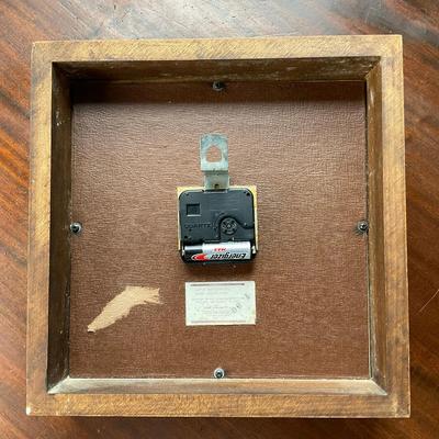 M269 Seth Thomas Sqaure Wall Clock Quartz Vista